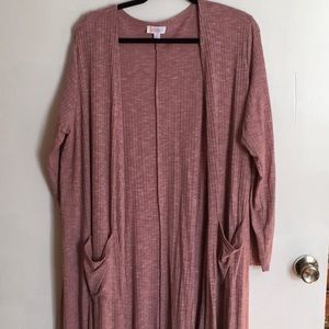 XL LuLaRoe mauve Sarah Duster Cardigan
